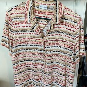 Vintage blouse with shoulder pads